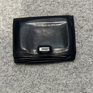Gucci Textured Black Leather Accessory